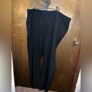 Plus Size 22W Lauren Ralph Lauren Black Dress Pants